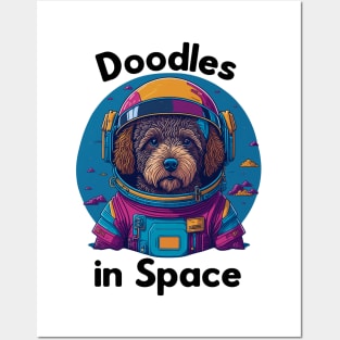 Doodles in Space, Funny Sci-Fi Shirt Posters and Art